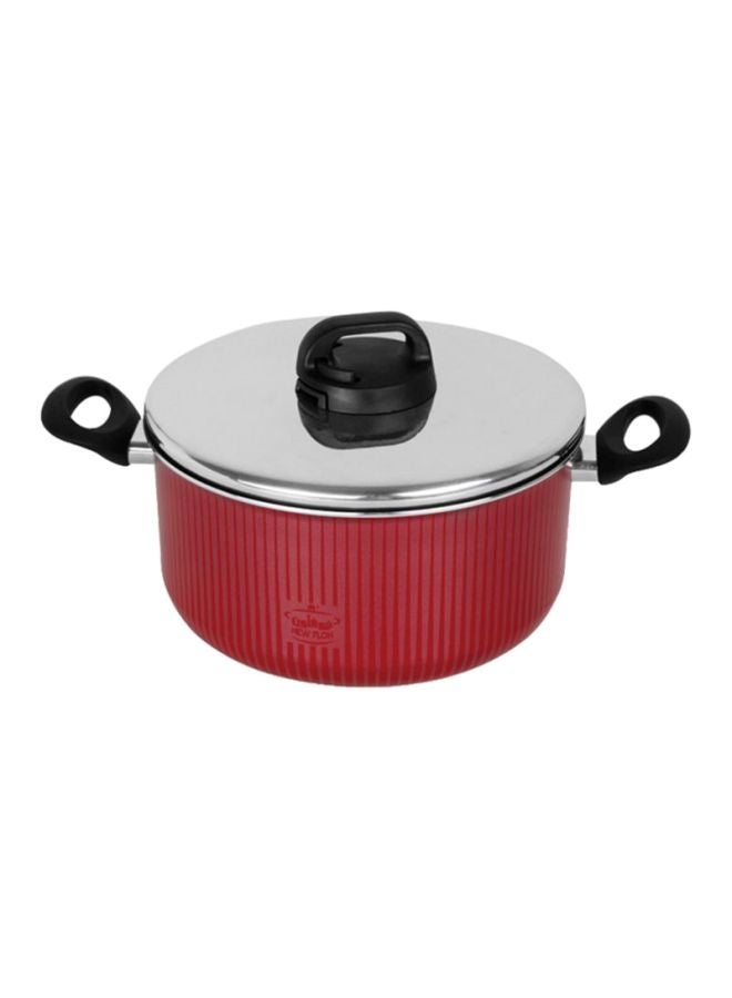 Newflon Non Stick Stew Pot Red 26cm 