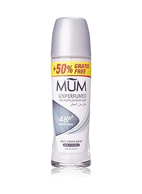 Unperfumed Roll On Deodorant Clear 75ml Clear 75ml