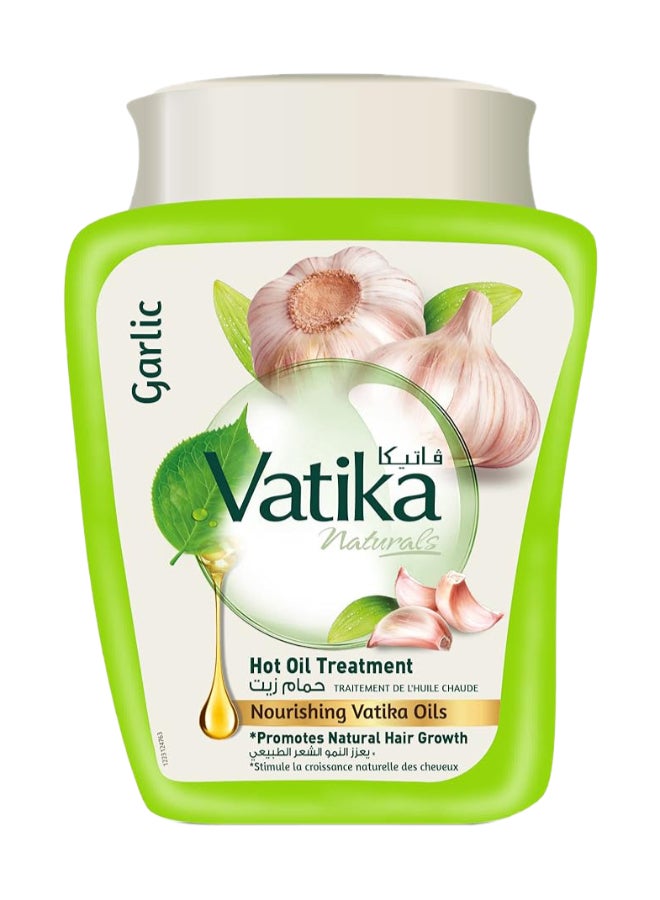VATIKA Garlic Enriched Hot Oil Treatment Cream 500grams  - Image 1
