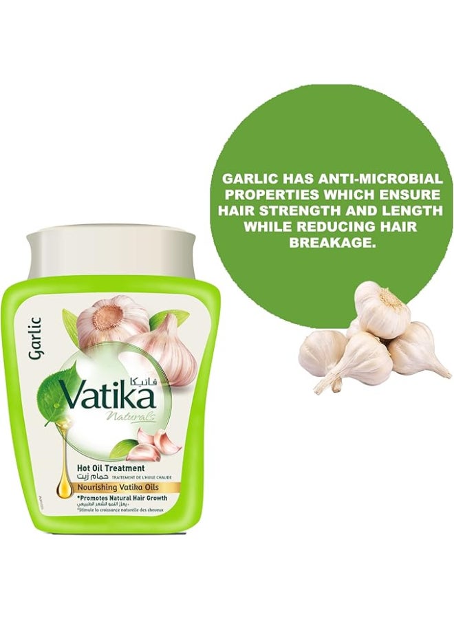 VATIKA Garlic Enriched Hot Oil Treatment Cream 500grams  - Image 4