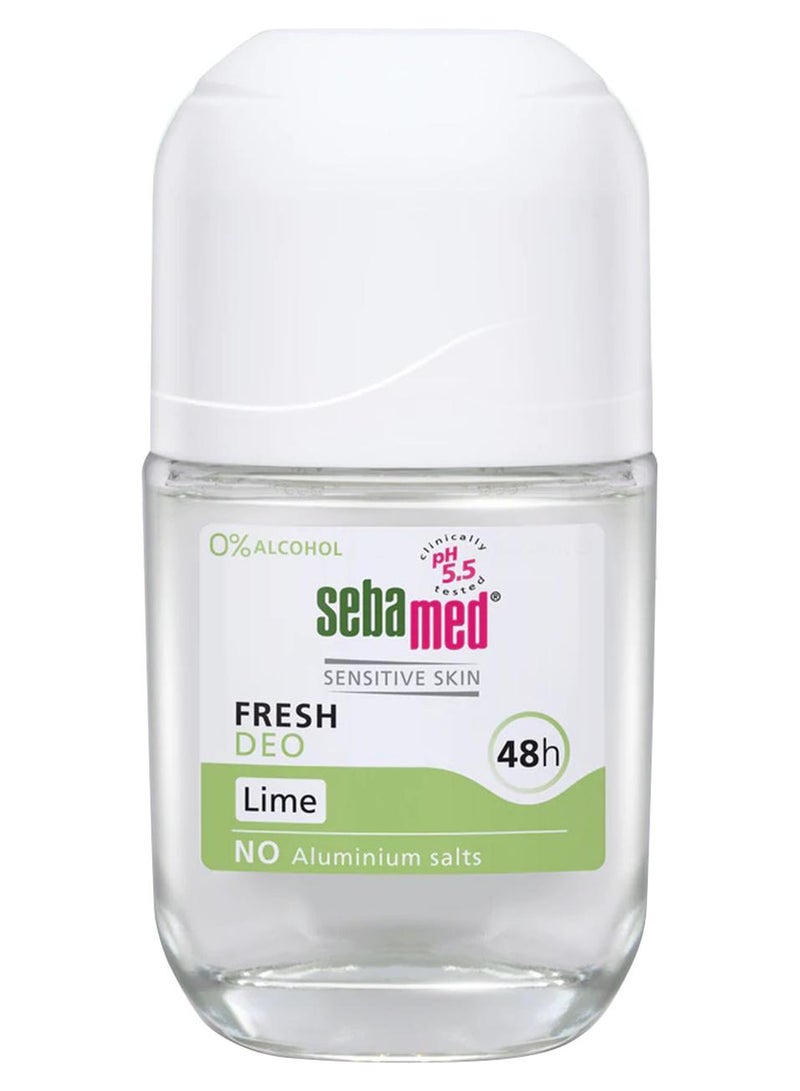 Sebamed Lime Care Deodorant Clear/White 50ml - Image 1