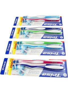 2-Piece Perfect White Medium Toothbrush Set Pink/Blue - pnsku/N24618389A/45/_/1732554737/18b748bc-ae9c-42dd-bef1-08b89314272c