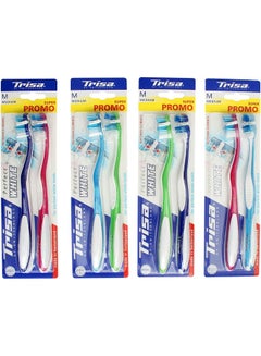 2-Piece Perfect White Medium Toothbrush Set Pink/Blue - pnsku/N24618389A/45/_/1732554788/52427eab-fc53-473b-80f6-1d275d7ca8b0