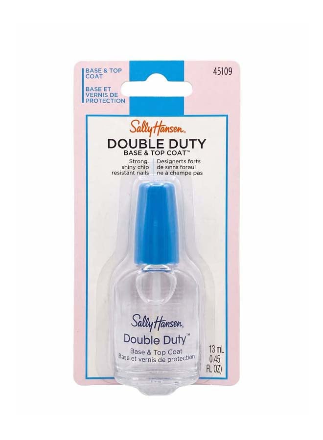 Sally Hansen Double Duty Nail Polish Base & Top Coat Clear - Image 2