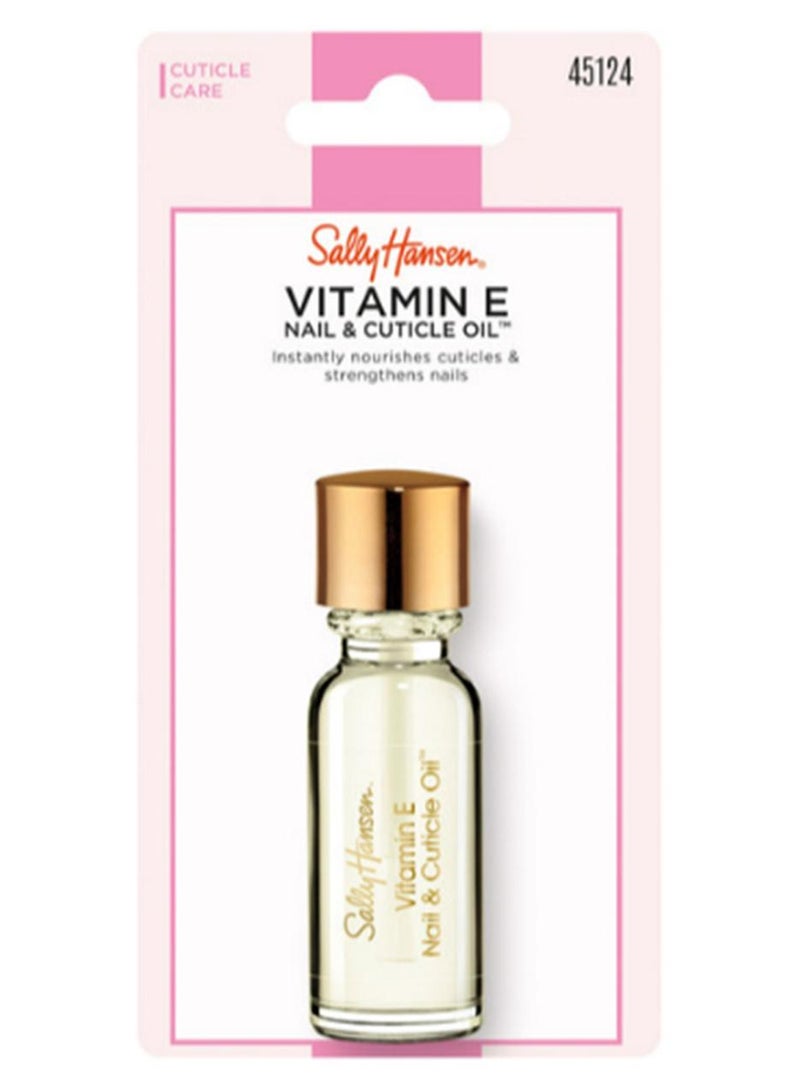 Sally Hansen Vitamin E Nail & Cuticle Oil Nail Treatment Clear - Image 1