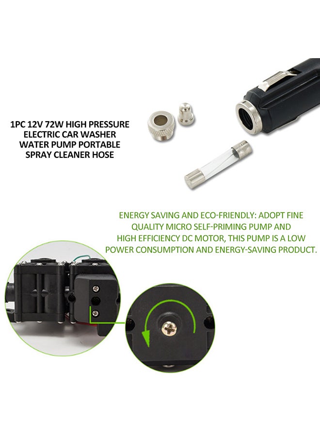 12V 100W High Pressure Electric Car Washer Water Pump - Image 5