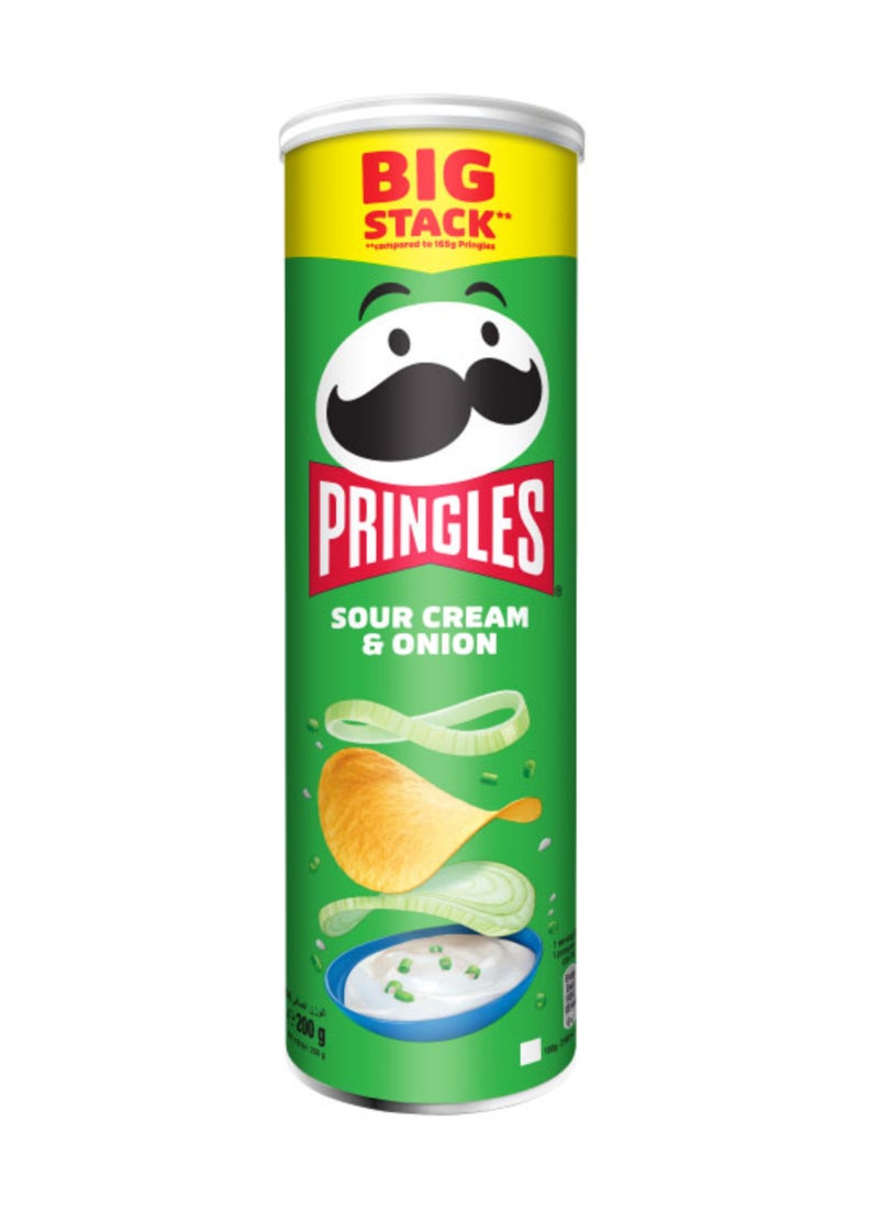 Pringles Sour Cream And Onion 200grams - Image 1