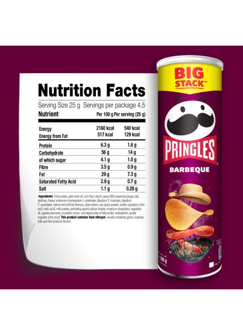 Pringles Barbecue 200grams - Image 3