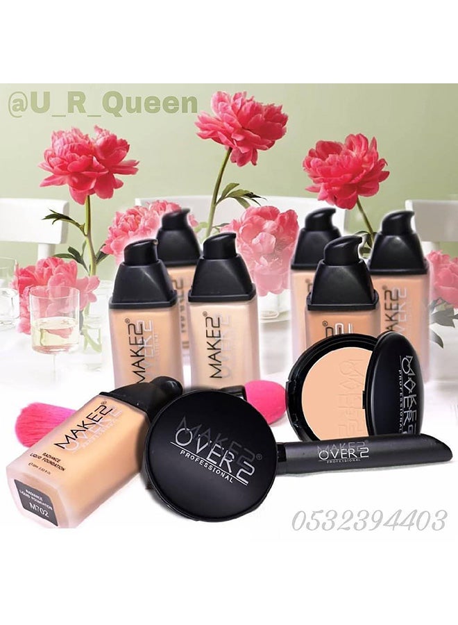 MAKE OVER 22 Foundation Liquid Radiance M702 Medium - Image 2