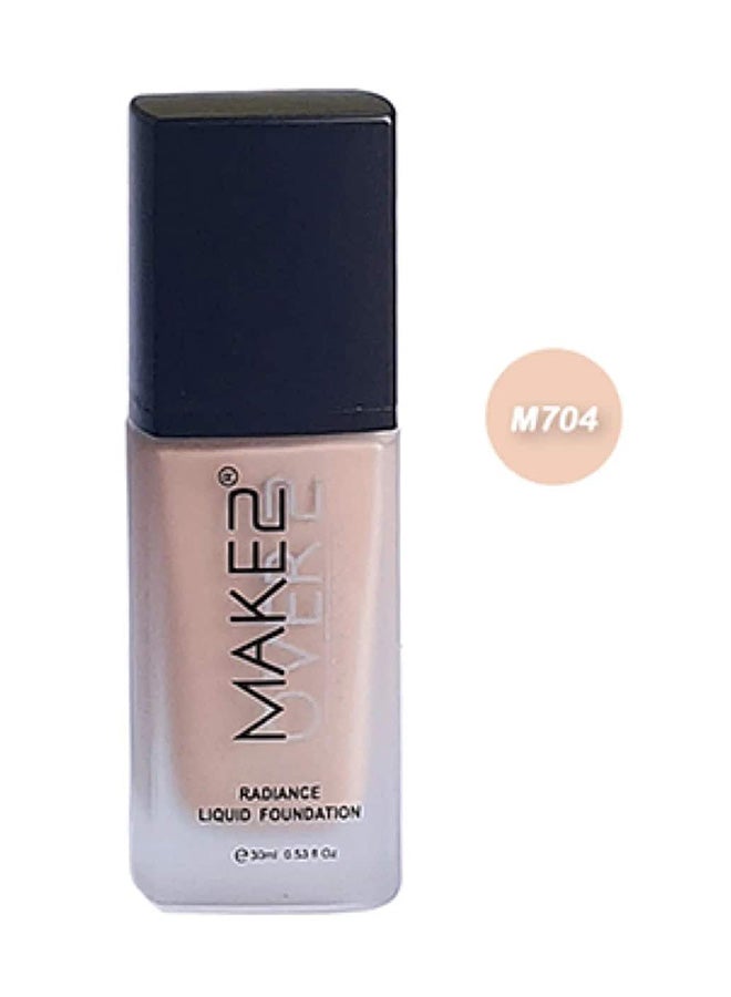 MAKE OVER 22 Foundation Liquid Radiance M704 Light - Image 1