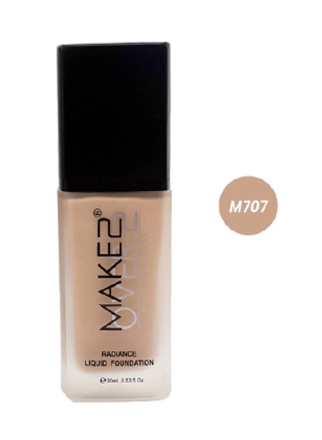 MAKE OVER 22 Foundation Liquid Radiance M707 Light - Image 1