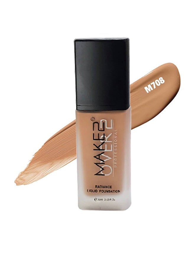 MAKE OVER 22 Foundation Liquid Radiance M708 Dark - Image 1