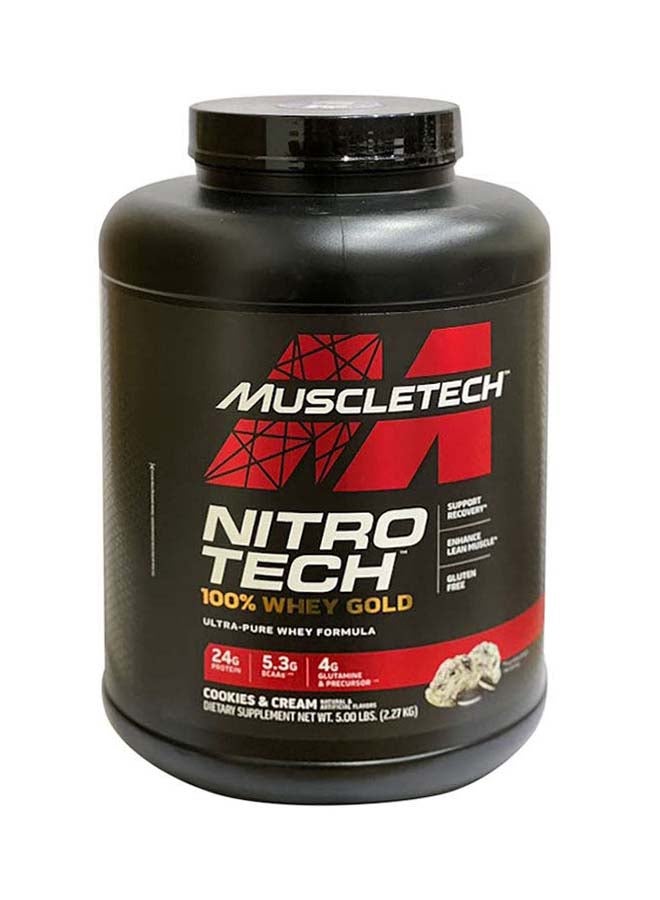 MuscleTech - Nitro Tech Whey Gold Cookies And Cream 5Lb - Image 1