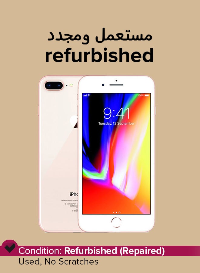 Apple - Refurbished - iPhone 8 Plus 64GB Gold 4G With Facetime - Image 1