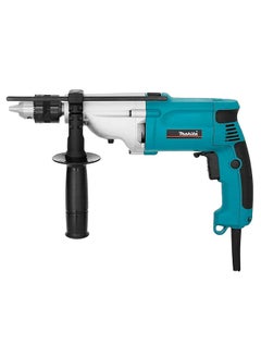 Makita 2-Speed Drill Machine, For Steel, Wood, Masonry, Chuck 20mm, 720W, 2.5kg Blue  - Image 1