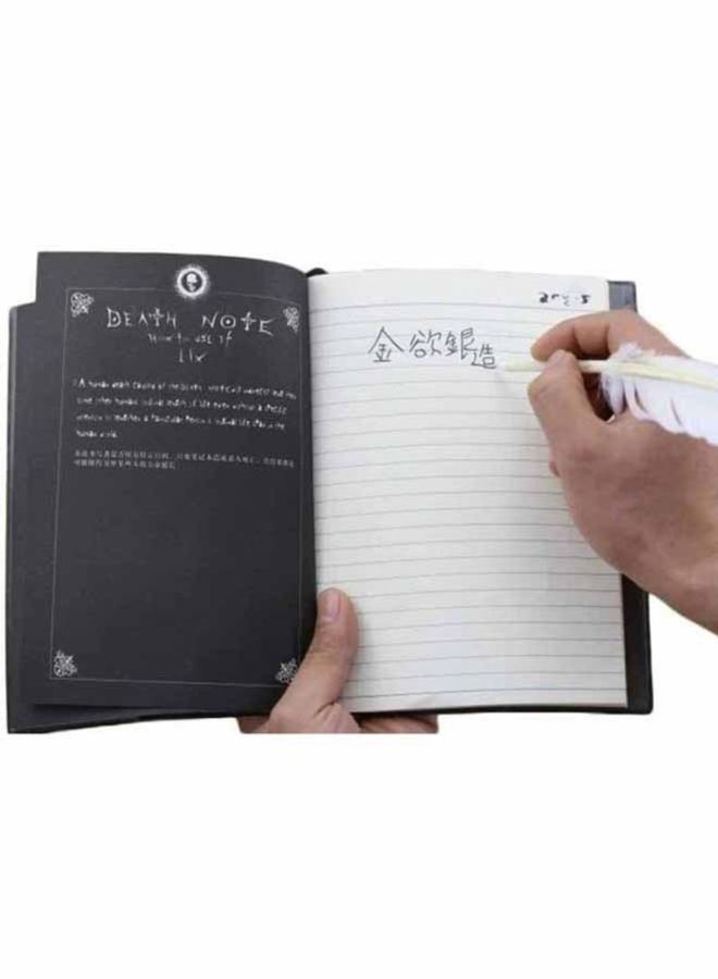Cool Baby Death Note Notebook With Quill-Pen Black/White - Image 3