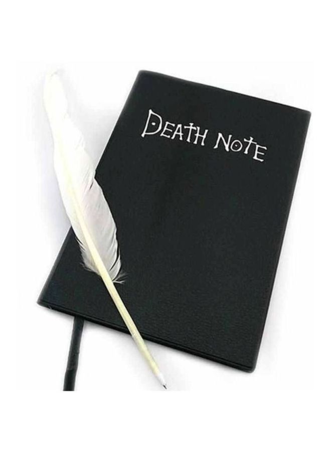 Cool Baby Death Note Notebook With Quill-Pen Black/White - Image 2