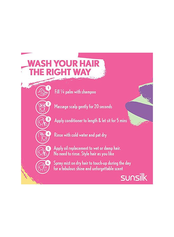 Sunsilk - Sunsilk Shampoo Black Shine 600ml - Image 1