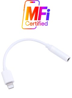 Audio To lightning Adopter For Apple iPhone 7 White