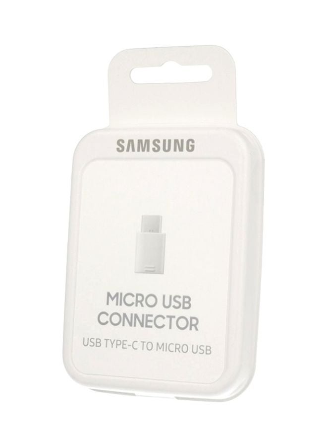 سامسونج محول من منفذ مايكرو USB إلى USB Type-C أبيض - Image 5