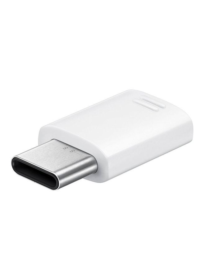سامسونج محول من منفذ مايكرو USB إلى USB Type-C أبيض - Image 3