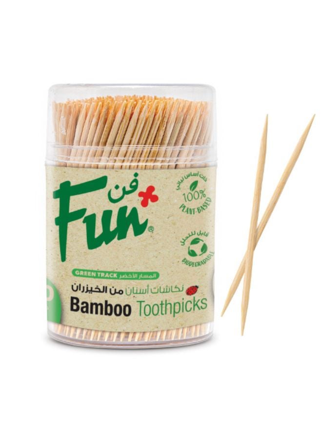 Fun Wooden Toothpick With Container Set, 400 Pieces  - Image 2
