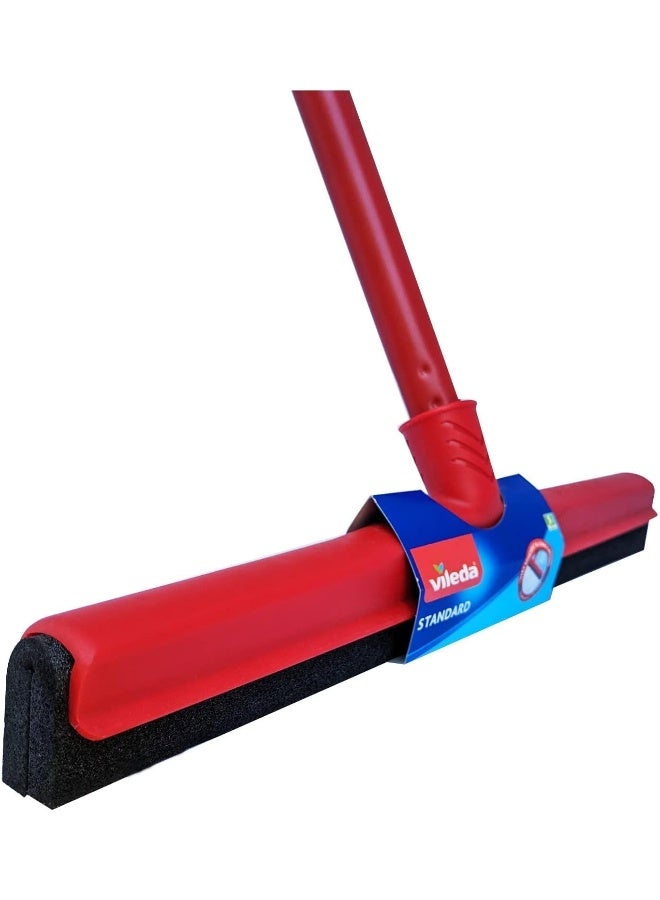 Vileda - Vileda Floor Wiper With Stick Red 35cm - Image 1