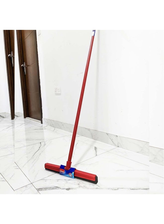 Vileda - Vileda Floor Wiper With Stick Red 35cm - Image 1