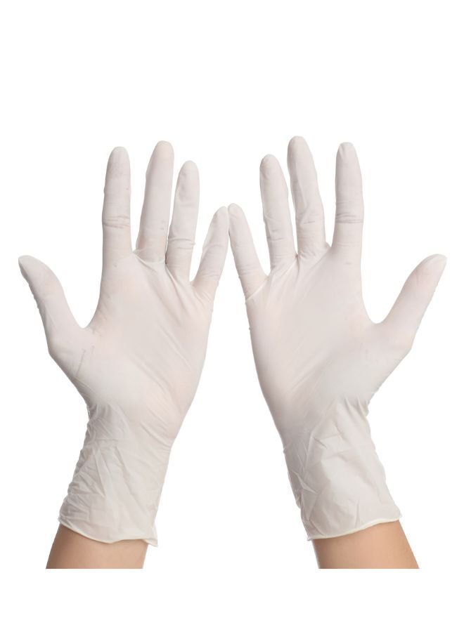 Fun 100-Pieces Powdered Latex Disposable Gloves Large  - Image 4