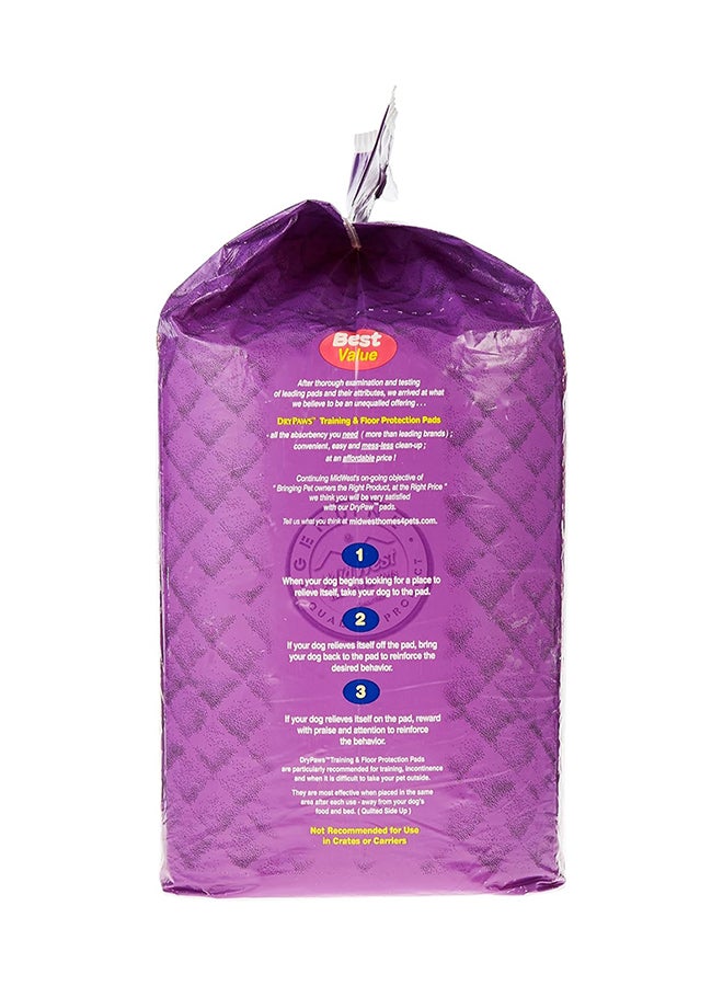 ميدويست فوطة دراي بوز لتدريب الحيوانات الأليفة وحماية الأرض - 7 قطع أرجواني 58x61سم - Image 3