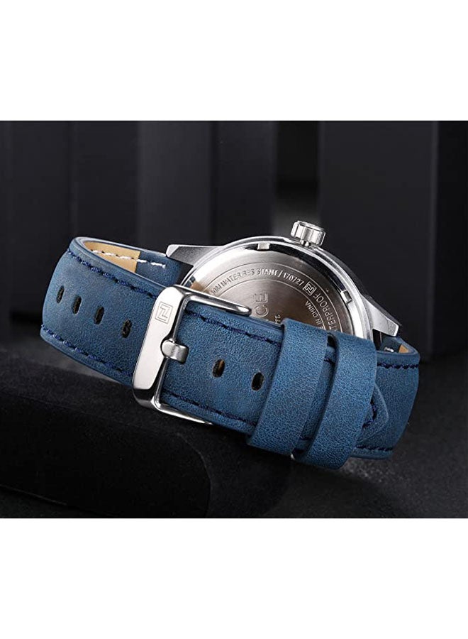 NAVIFORCE Men's Date Display Water Resistant PU Leather Analog Watch NF9126M - Image 5