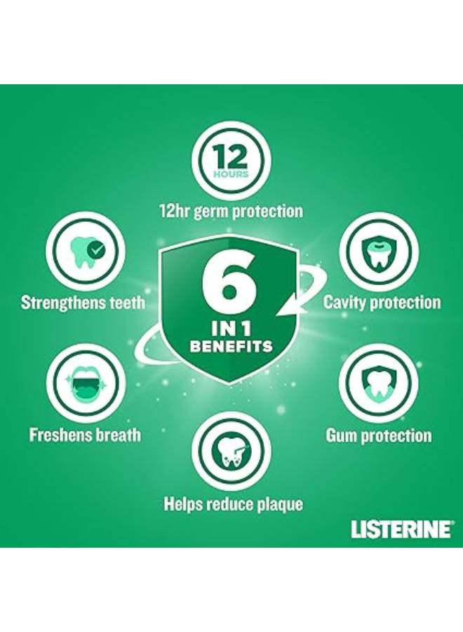 Listerine Listerine Mouthwash, Teeth & Gum Defence, Milder Taste, Soft Mint, 500ml  - Image 4