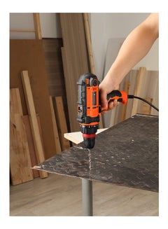 LAWAZIM Lawazim 1509-001 Heavy Duty Electric Drill 300 Watt Orange/Black 10mm  - Image 5