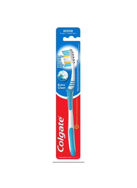 Extra Clean Medium Toothbrush Multicolour