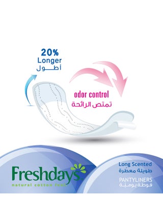 فريشدايز فوطة يومية طويلة معطرة عبوة عملاقة 72 فوطة 72 Pads - view 2