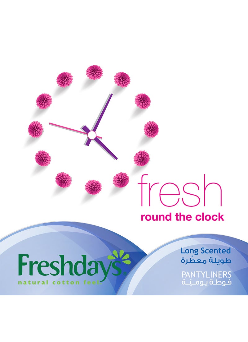 Freshdays Long Scented Mega Pack 72 Pads  - Image 3