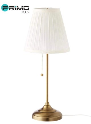 Table Lamp  warm lightning metal 75 Watt White/Gold 55cm - pnsku/N25010499A/45/_/1721903924/968e02a9-a0c2-4c24-992e-6e502ca786f8