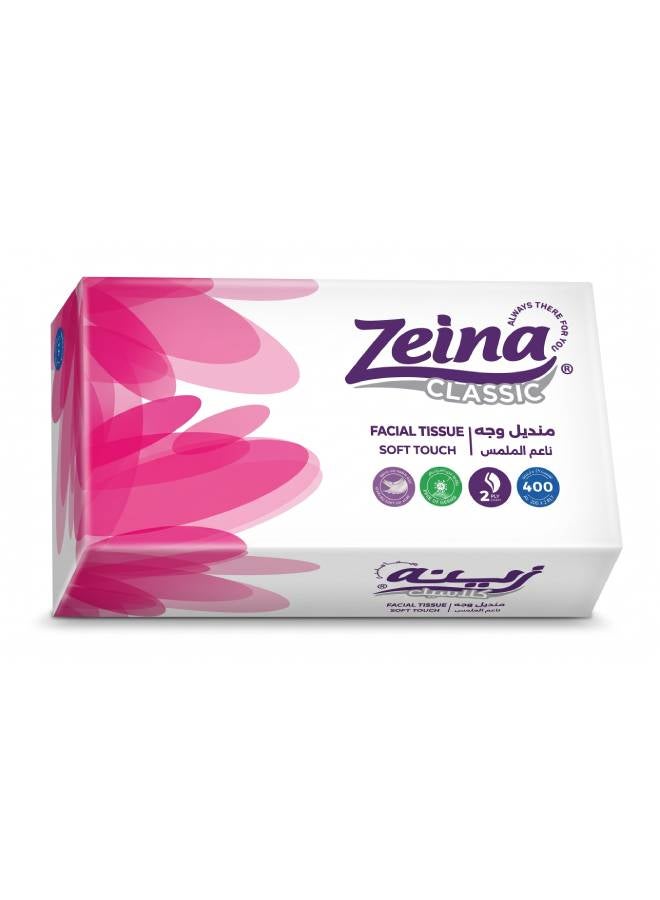 Zeina Facial Tissues 400T Multicolour