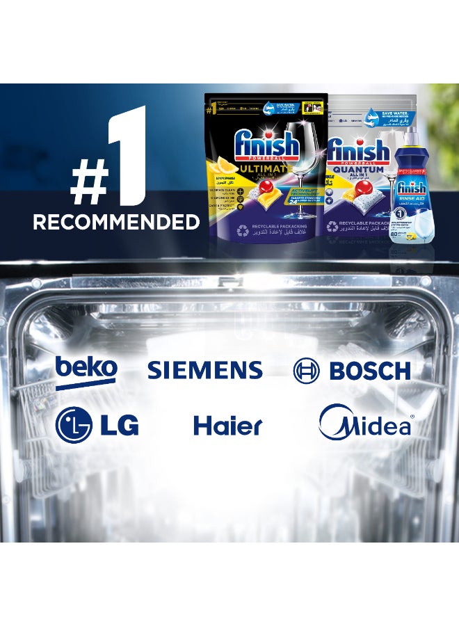 Finish - Liquid Lemon Dishwasher Rinse Aid, 400ml - Image 1
