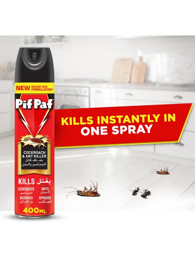 Pif Paf - Cockroach And Ant Killer 400ml - Image 1