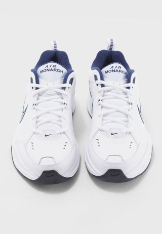 Air Monarch IV Casual Trainers White/Navy - view 3
