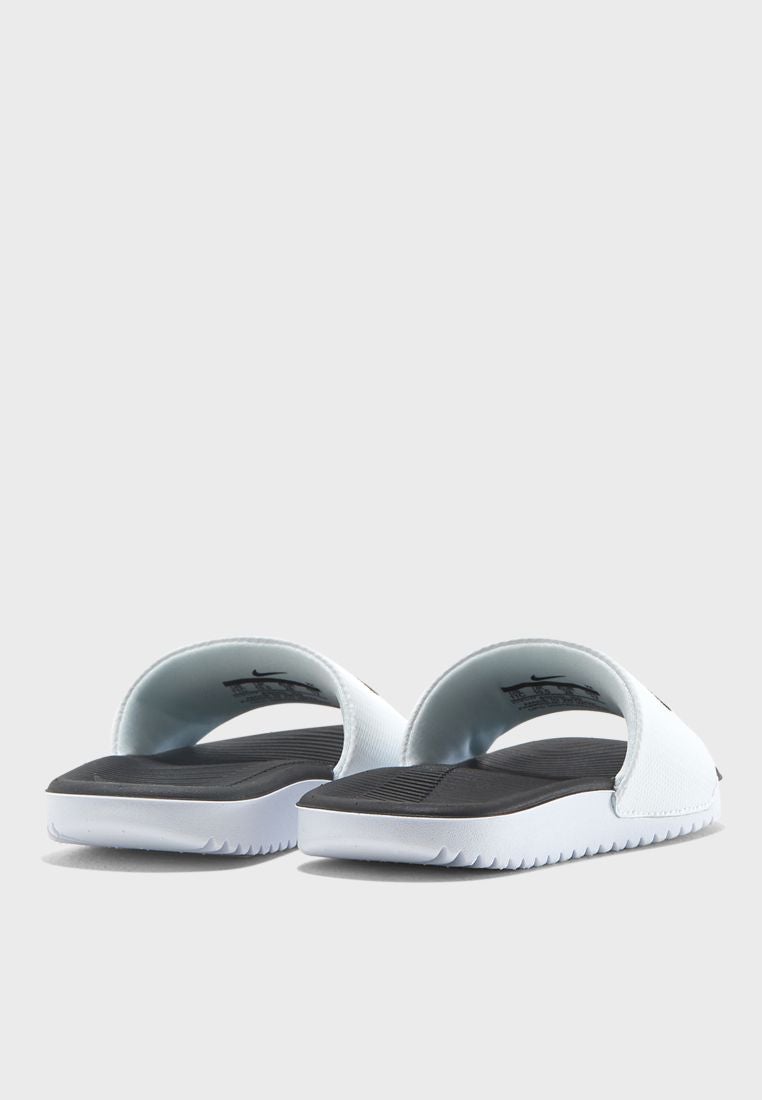 Nike Synthetic Kawa Slide White/Black - Image 3