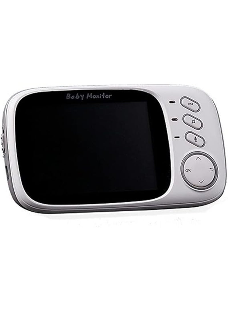 Generic - 3.2-Inch LCD Wireless Baby Monitor With Night Vision Two-Way Talk - White - Image 1