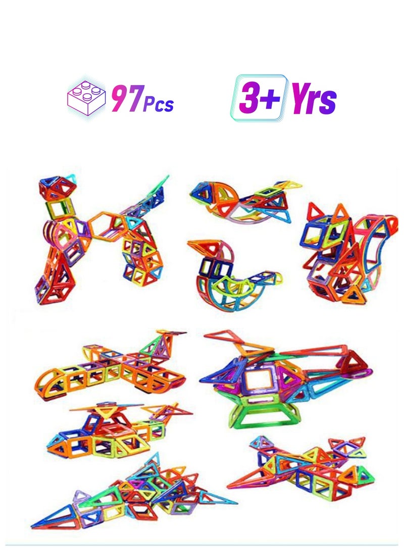 طقم مكبات بناء مغناطيسية مكون من 97 قطعة BTI-45 97 أكبر من3 سنوات