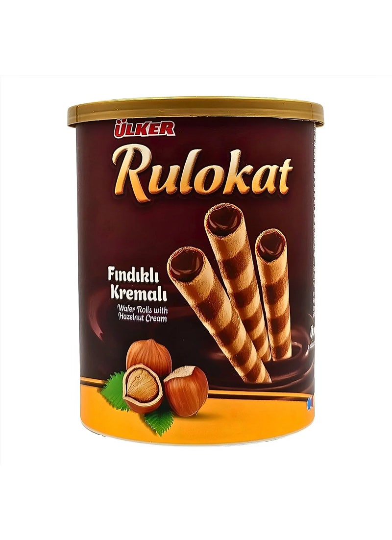 Ulker Rulokat Wafer Rolls With Hazelnut Cream 170grams - Image 1