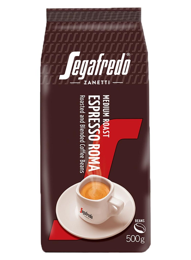 Segafredo Zanetti Espresso Roma Medium Roast Coffee Beans 500grams - Image 1