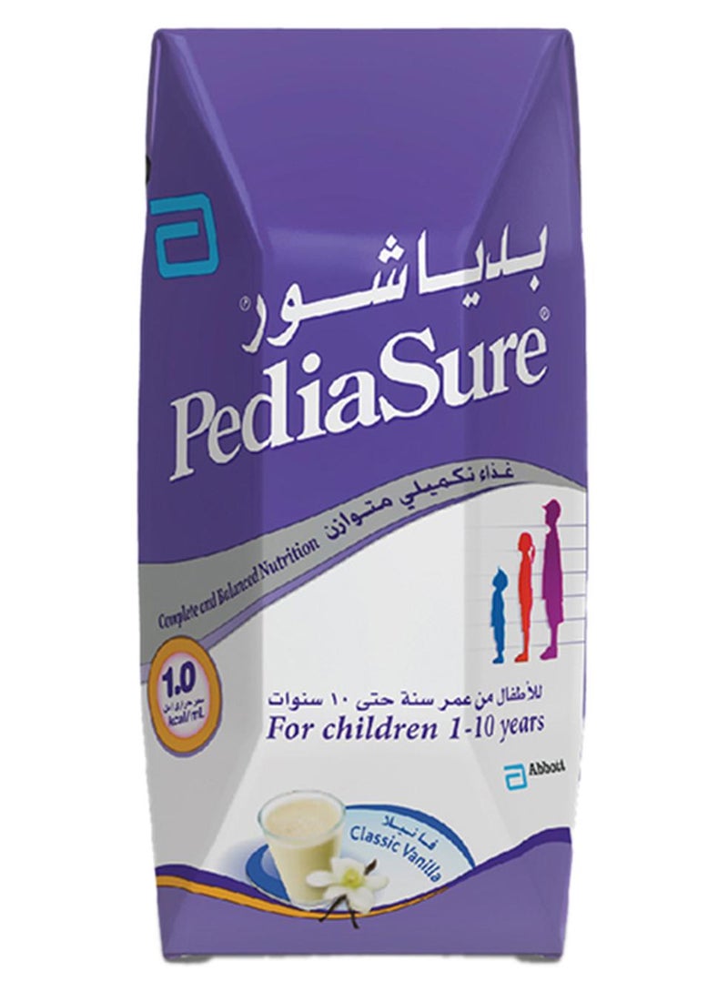 Pediasure Classic Vanilla Flavored Milk 200ml - Image 1
