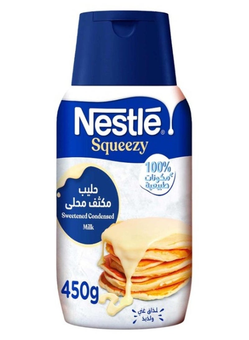 Nestle Sweetened Condensed Milk Squeezy, Easy To Use 450grams - Image 1