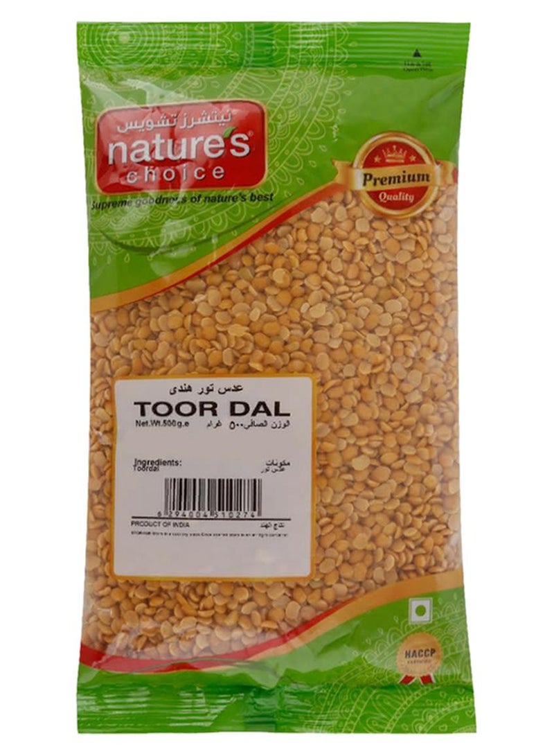 Nature's Choice Choice Toor Dal Pigeon Peas 500grams - Image 1