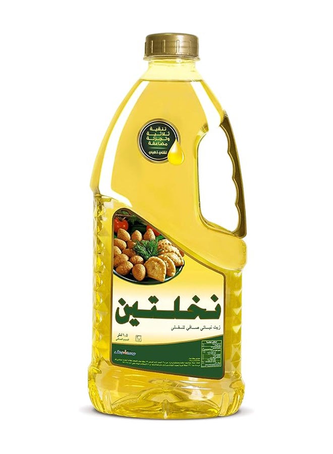 النخلتين زيت نباتي نقي 1.5لترات - Image 2